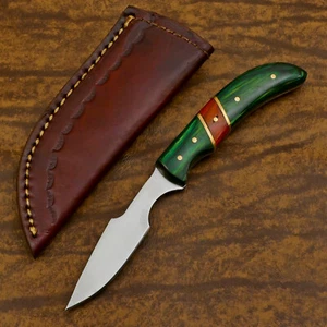 Rody Stan HAND MADE D2 STEEL FULL TANG SKINNING EDC HUNTING KNIFE - AS-5437 - Picture 1 of 7
