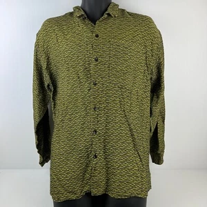 Vintage Bagutta Made in Australia Long Sleeved Button Up Striped Shirt Mens S - Picture 1 of 6