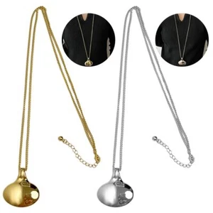 Silver Color Metal Vase Necklace Sweater Chain Necklace Party Necklace - Picture 1 of 14