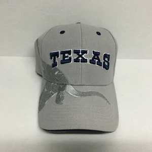 TEXAS NEUE GRAUE BASEBALL CAP, GRÖSSE: VERSTELLBAR iCAP NICHT GETRAGEN - Bild 1 von 5