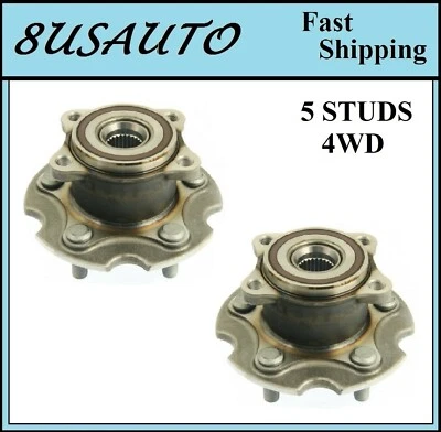 Conjunto de cojinete de cubo de rueda trasera apto para LEXUS NX300H 4x4 2015-2016 (par) Foto 1 de 3