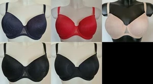 GROßE GRÖßEN SCHÖNE KLASSISCHE SHIRT BH´S WATTIERT NEU SCHÖNES MUSTER 3 FARBEN - Bild 1 von 19