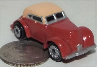 Small Micro Machine 1937 Cord Coupe Tan Over Dark Red  - Image 1 of 3
