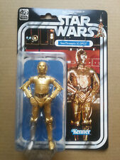 Star Wars 40th Anniversary 6" Action Figure C-3PO sealed but flawed packaging