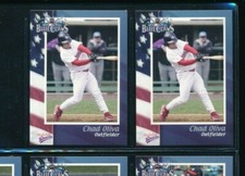 Lot (2) 2003 Multi-Ad #17 Chad Oliva Lakewood BlueClaws (BY87) SWSW6
