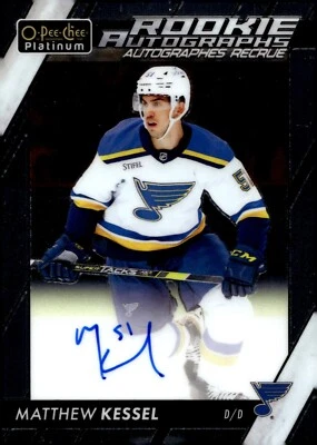 Matthew Kessel - 2023-24 O-Pee-Chee Platinum Rookie Autographs Card #R-MA - Image 1 of 2