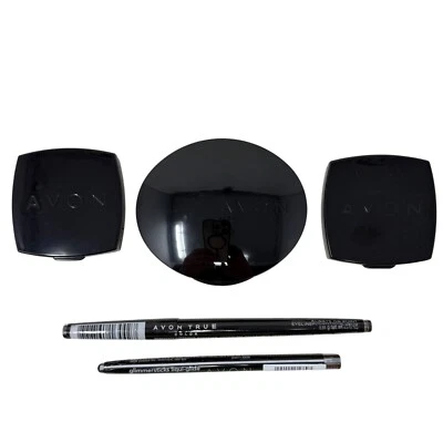 Avon Eye Shadow Eyeliner Bundle True Color Romantic Mauves Beige Taupe Brown NEW - Image 1 of 4