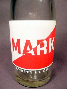vintage ACL Soda POP Bottle: MARK - 7 OZ VINTAGE ACL - Picture 1 of 3