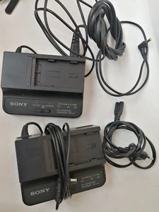 GETESTET Sony BC-U1 Akku Adapter Ladegerät Original Sony Original Vintage - Bild 1 von 14