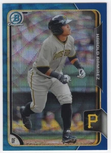 HAROLD RAMIREZ 2015 Bowman Chrome BLUE WAVE REFRACTOR #BCP35 - Picture 1 of 1