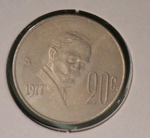 1977 Mexico 20 Centavos - Uncirculated - Picture 1 of 2