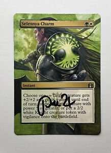 Selesnya Charm Hand Painted ALTER, Later signed  By MTG Artist Zoltan Boros
