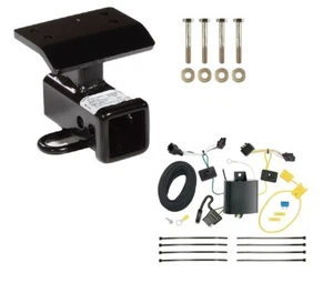 Trailer Tow Hitch For 12-17 Volkswagen Tiguan Receiver w/ Wiring Harness Kit - Picture 1 of 5