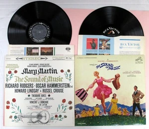 2x The SOUND OF MUSIC LPs: Original B'way Cast & Movie Soundtrack NM a5582 - Picture 1 of 6
