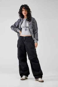 Pantaloni tecnici Urban Outfitters BDG neri ocho larghi taglia XS lunghezza corta nuovi! - Foto 1 di 4