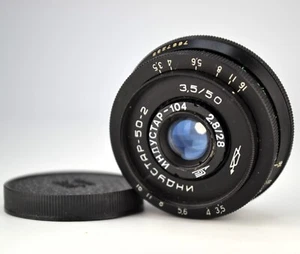 HAND MADE M42 USSR MACRO ONLY INDUSTAR-104 f2.8/28 LENS from AGAT-18K CAMERA - Picture 1 of 6