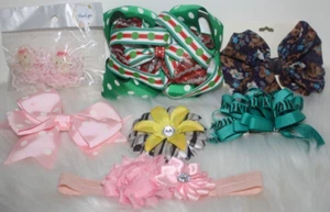 Lot of 7 Girls Hair Accessories Headbands Bows Colorful NIP - Picture 1 of 4