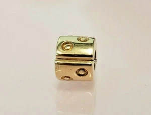 PANDORA | AMULETO CLIP DE PUNTOS DE VISTA DORADO 14K NUEVO 750345 RARO RETIRADO 585 ALE EE. UU. - Imagen 1 de 11