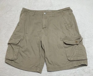 Quiksilver Shorts Men's Size 32 Beige Flat Front Cargo Pockets - Picture 1 of 10