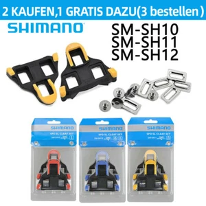 Shimano SM-SH10 SH11 SH12 SPD-SL Rennrad Cleats Fahrradpedale Klemmschuhe 0/2/6° - Bild 1 von 11