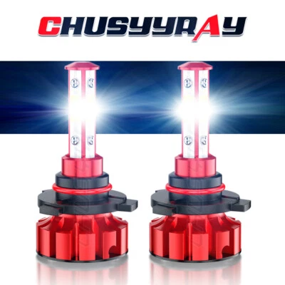 Faros LED bombillas de haz alto 9005 para camioneta Honda Ridgeline doble cabina 2017-2022 Foto 1 de 4