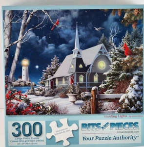 300pc Jigsaw Puzzle Bits & Pieces GUIDING LIGHTS by Alan Giana 18" x 24" - Picture 1 of 10