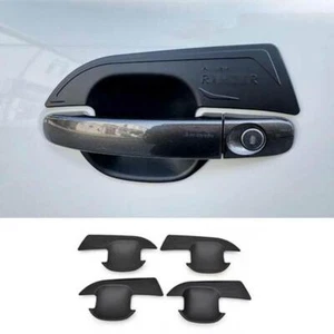 Fit For 2015-2021 Ford Ranger Matt Black Exterior Side Door Bowl Cover Trim 4PCS - Picture 1 of 6