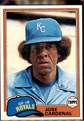 1981 Topps #473 Jose Cardenal - Image 1 of 2
