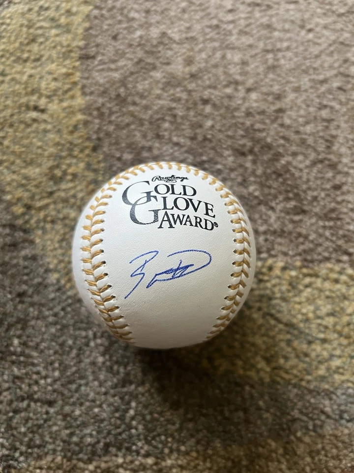 Bobby Witt Jr Signed Gold Glove Autographed Baseball GTP Authentication - Image 1 of 1