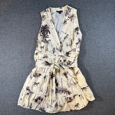 Banana Republic женщин старинный желтый сафари надежном платье с карманом размер L миниатюрный - Изображение 1 из 4