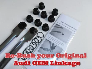 AUDI Q7 2006-22 Workshop Pk8 Wiper Motor Linkage Plastic Bushes LIMITED OFFER - Picture 1 of 14