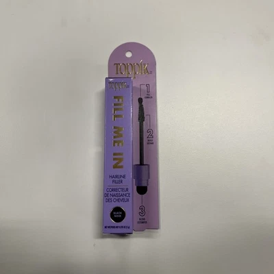 Relleno Toppik Fill Me In Hair Line Black Noir 0,176 oz. Foto 1 de 2