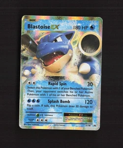 Tarjeta Holo Pokemon Blastoise EX 21/108 Evoluciones Ultra Rara DMG - Imagen 1 de 10