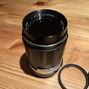 Vintage 135mm f3.5 Telephoto Lens - Soligor - M42 screw mount  - Picture 1 of 7