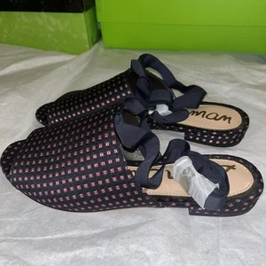 Sam Edelman Theodora blaue Geo-Druck offene Zehenpartie Schnürsandale UVP $ 100 9 M neu - Bild 1 von 11