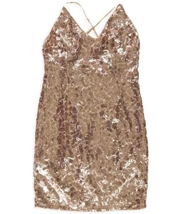 Ralph Lauren Womens Sequined Bodycon Dress, Pink, 4 - Picture 1 of 1