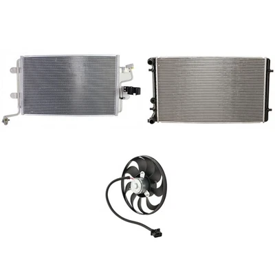 A/C AC Condenser for VW Audi TT Volkswagen Jetta Quattro 2000-2004 - Image 1 of 4