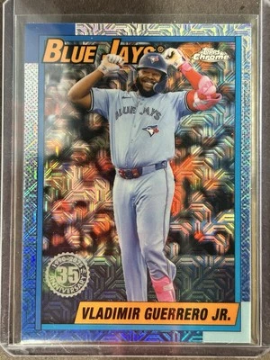 2025 Topps Series 1 - 1990 Topps Baseball Chrome #T90C-30 Vladimir Guerrero Jr. - Image 1 of 2