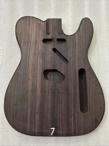 INDIAN ROSEWOOD BODY TELECASTER GUITAR NATURAL UNFINISHED SAME ITEM - Picture 1 of 10
