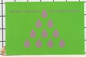 MACCHINE SEGRETE NUOVE DIECI GOCCE D'ARGENTO RARO ADESIVO - Foto 1 di 1