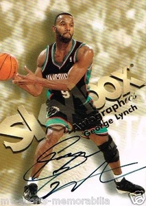 GEORGE LYNCH SIGNED CERTIFIED 1998 SKYBOX AUTOGRAPHICS GRIZZLIES CARD ~AUTHENTIC - Picture 1 of 1