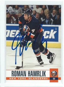 Roman Hamrlik Signed 2003/04 Pacific Card #212 - Picture 1 of 1