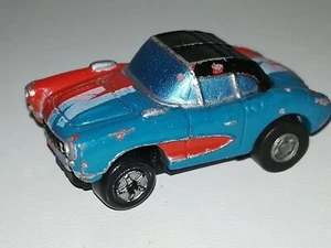 Micro Machines Galoob 1990 Chevrolet Chevy 57 Corvette Snap Backs (red,blue)rare - Imagen 1 de 6