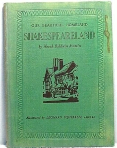SHAKESPEARELAND Martin Leonard Squirrell England History Stratford On Avon BOOK - Picture 1 of 3