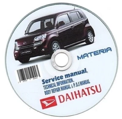 Daihatsu Materia manuale officina su cd - Immagine 1 di 4
