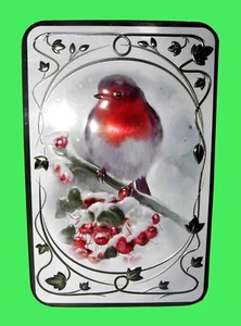 RINGTONS ~ ROBIN TOFFEE DOSE ~ VERZIERT ~ KLAPPDECKEL ~ GUTER ZUSTAND 19/13/7 cm hi - Bild 1 von 4