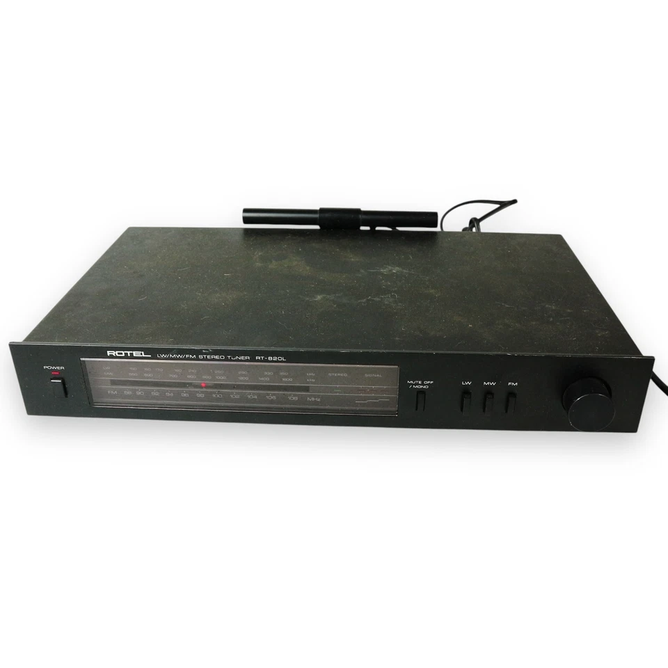 Componente Sintonizador Estéreo AM/FM Rotel RT-820L - De Colección Japón Foto 1 de 4