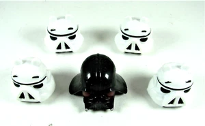 Hasbro Darth Vader & 4 Stormtroopers Replacement Parts Angry Birds Star Wars - Picture 1 of 3