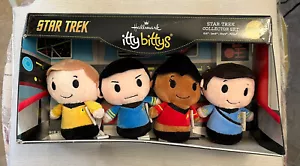 Hallmark Itty Bittys Star Trek Collector Set Kirk, Spock, Uhura, McCoy NEW - Picture 1 of 11