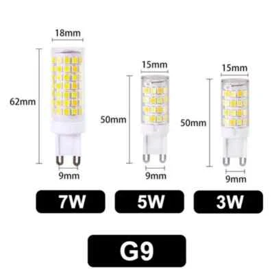 G9 LED Bulb Warm and Cold White 3W 5W 7W G9 Long Life High Energy Saving A Bulbs - Image 1 of 2